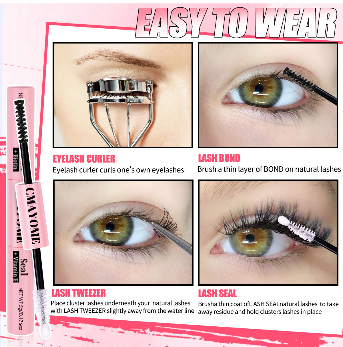 Kit Faux Cils DIY 640 Touffes